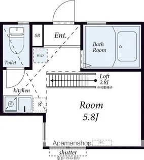G・Aヒルズ白楽Ⅱ【2階】の間取り