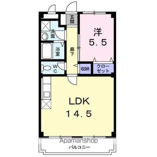 ローレルマンション【3階】の間取り