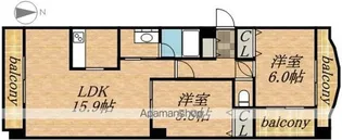 フレックス円山【3階】の間取り