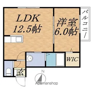 LA.FORTEMARUYAMA【5階】の間取り
