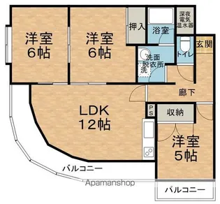 エクセルとよしな【203号室】の間取り