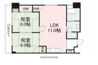 中村第一ビル【204号室】の間取り