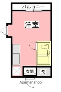 メゾン・ド・フルール八王子【2階】の間取り