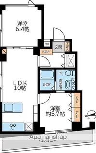 グランカーサ馬込Ⅰ【6階】の間取り