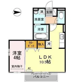 リトルピア【2階】の間取り