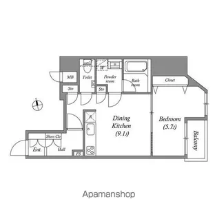 GRAN PASEO本郷三丁目【8階】の間取り