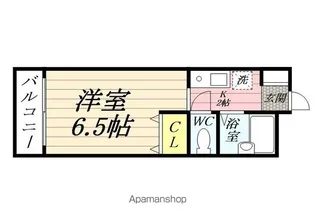 カンマルージュ【206号室】の間取り