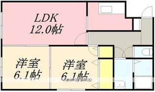 LIBERTY YUNOHAMA(リバティ湯浜)【303号室】の間取り