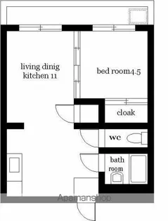 恒南コーポ【3階】の間取り