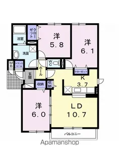 ファーストレジデンス【2階】の間取り