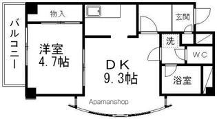 ロイヤルヒルズ柳生Ⅱ【3階】の間取り