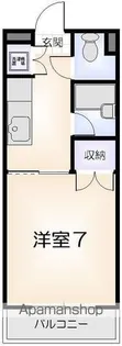 第2百田ハイツ【4階】の間取り