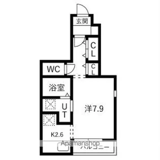 マックスレジデンシア荒巻【1階】の間取り