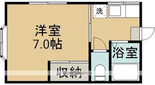 ヒルハイム3【203号室】の間取り