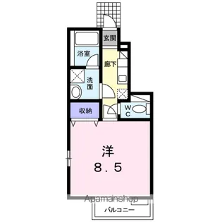 アデレード【1階】の間取り