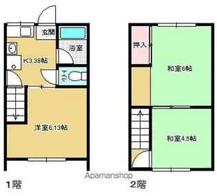 大原荘【1階】の間取り