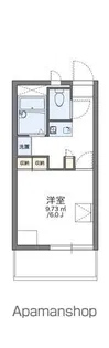レオパレス大坪【203号室】の間取り
