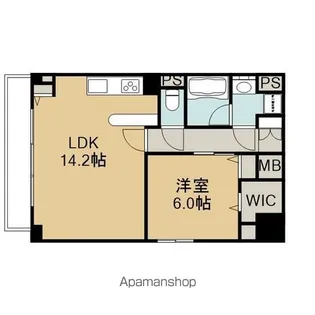 レガーロ茶屋ヶ坂【5階】の間取り