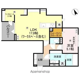 FT.Recolte(エフティーレコルト)【2階】の間取り
