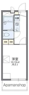 レオパレス横浜山手【3階】の間取り