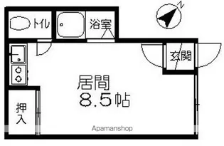 宮本ハイツ【107号室】の間取り