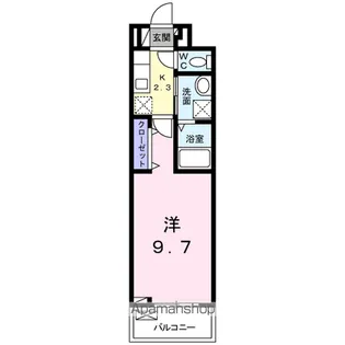 アリエッタ福室M【2階】の間取り