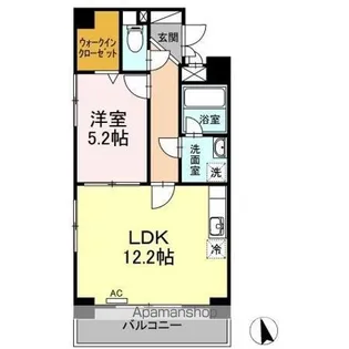 メゾンDEウノ【3階】の間取り