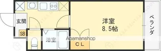 パルティール甲東園【2階】の間取り