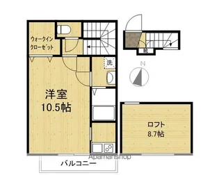 エスポワールK【203号室】の間取り