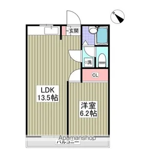 メゾンド・ビューティー【2階】の間取り
