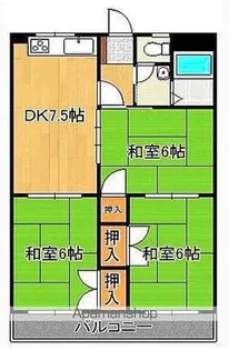 PLEAST曽根【3階】の間取り