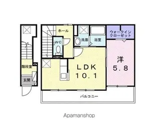 さくらガーデン【2階】の間取り