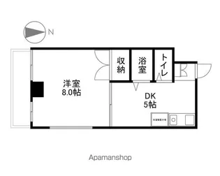 田中ビル【303号室】の間取り