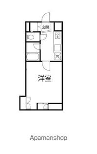 NOOK M15【102号室】の間取り