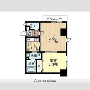 LEVANTE元町【6階】の間取り