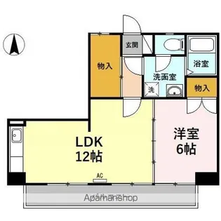 ハイム辻A【2階】の間取り