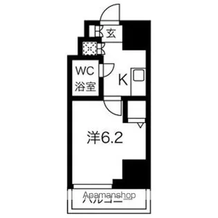 スパシエ 八王子 クレストタワー【12階】の間取り