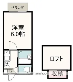リージェントさつき【1階】の間取り