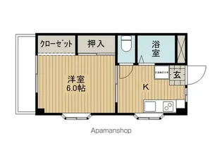 アルペンハイツ【201号室】の間取り