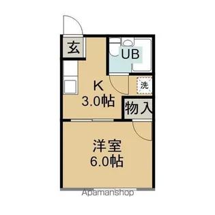 コーポ加藤Ⅲ【2階】の間取り