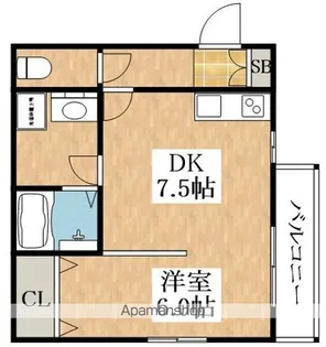 SUMISEI照ヶ丘【2階】の間取り
