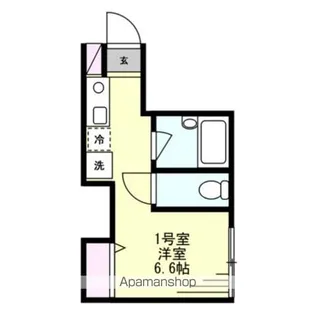 ベイルーム吉野町【1階】の間取り