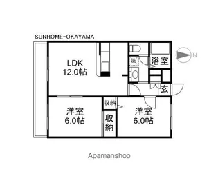 クレア【2階】の間取り
