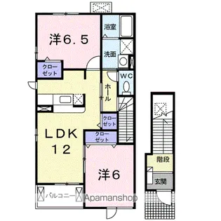 マナ サフラワー【2階】の間取り