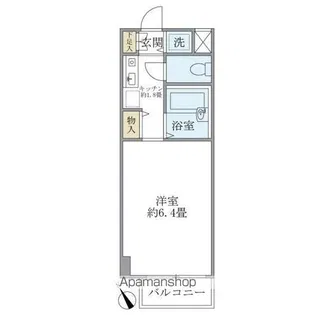 北辰ヒルズ早稲田【2階】の間取り