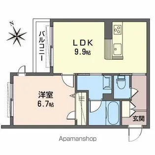 シャーメゾン プリメーラ【2階】の間取り