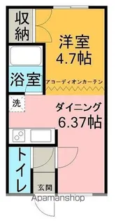 北海道網走市潮見8丁目【アパート】の間取り