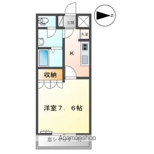 ファイブシャトーかすみ【1階】の間取り
