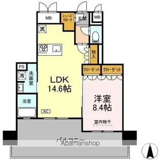 THE REJUVEPORT KISARAZU【7階】の間取り