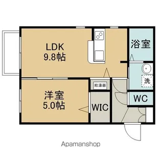 カーサノーブル【201号室】の間取り
